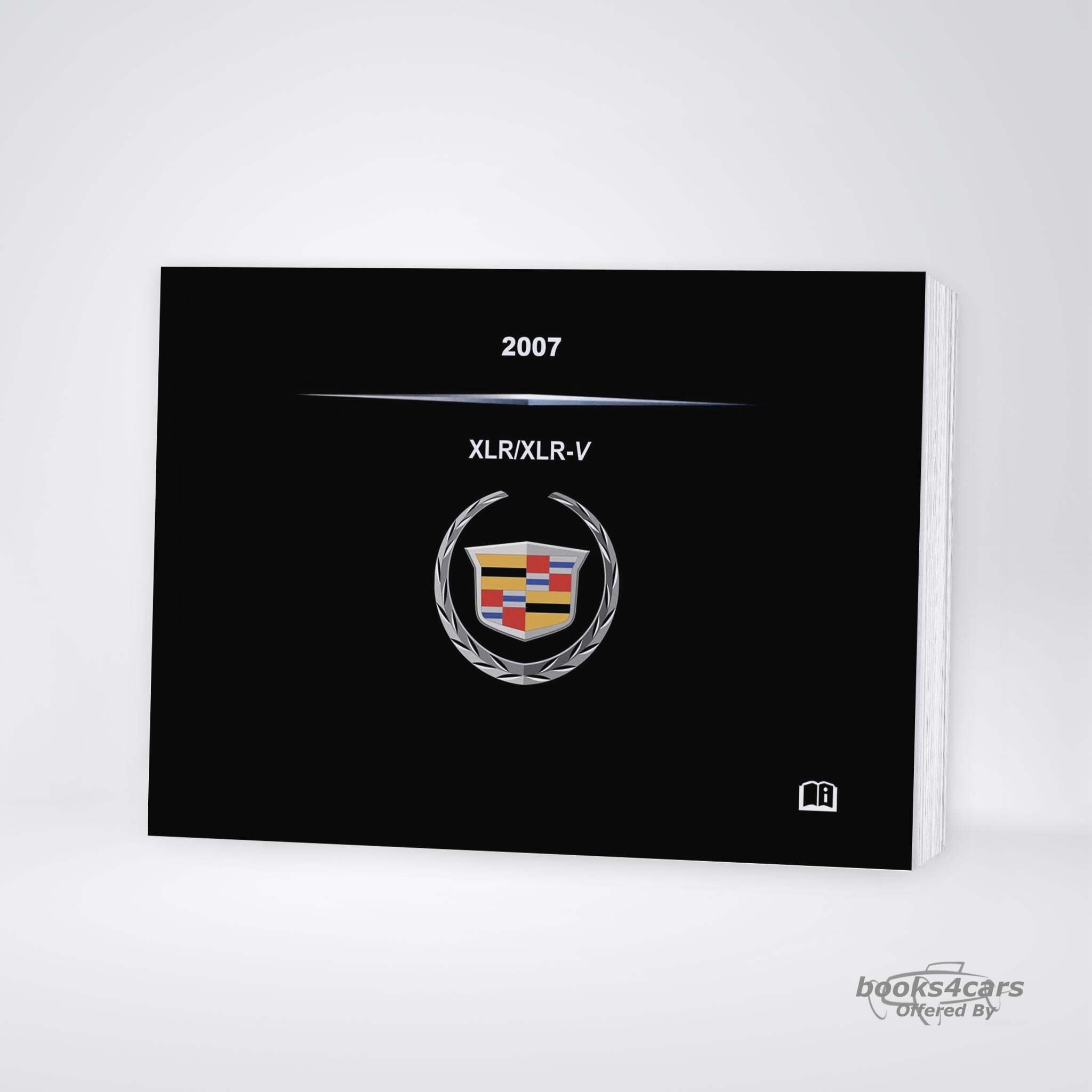 view cover of 2007 XLR owners manual by Cadillac