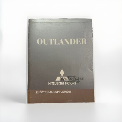 view cover of 2008 Mitsubishi Outlander Electrical Shop Manual Supplement to be used with the Shop Service Repair Manual by Mitsubishi Motors