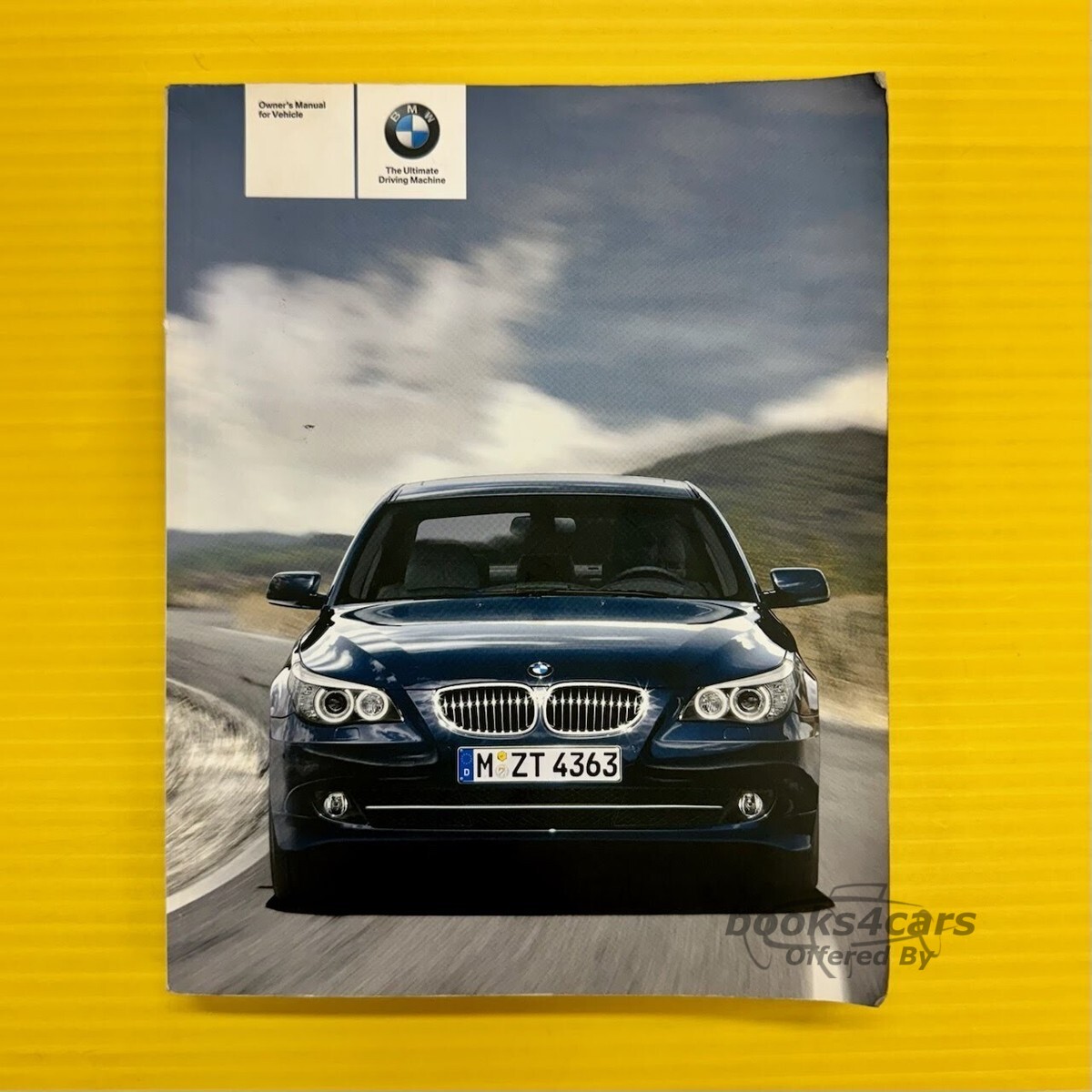 view cover of 2008 E60 5-Series Owners Manual by BMW including i-drive & Navigation for 525i 530i 535i 550i 525xi & 530xi
