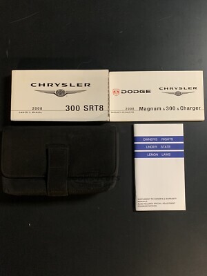 view cover of 2008 Charger SRT8 Owners Manual by Dodge