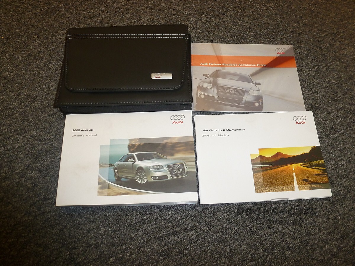 view cover of 2008 A8 A8L Owners Manual by Audi