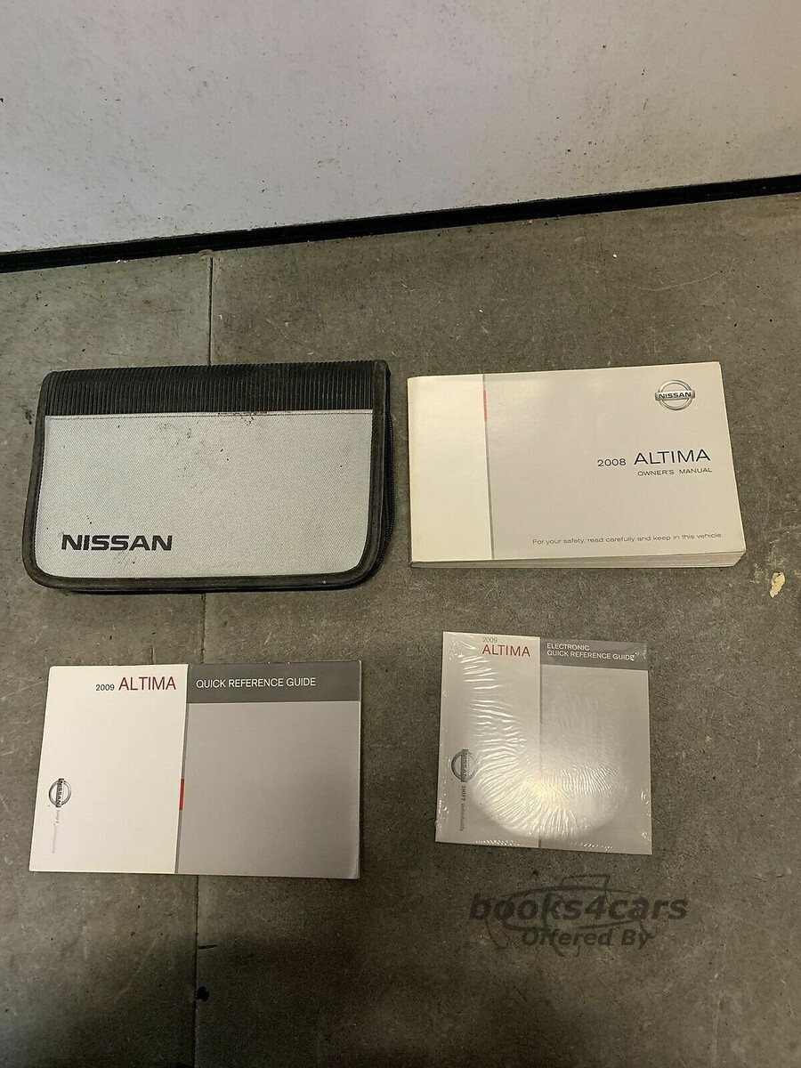 view cover of 2008 Altima Owners Manual by Nissan for both Coupe & Sedan