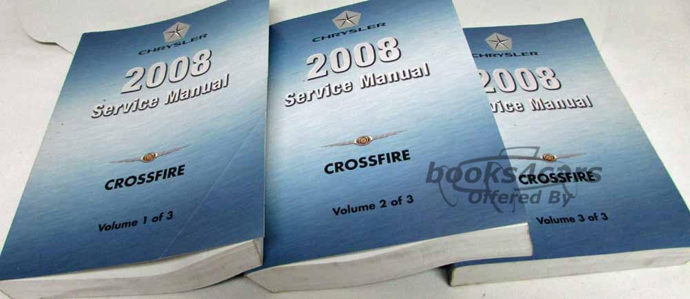 view cover of 2008 Crossfire Shop Service Repair Manual 3-volume Set by Chrysler