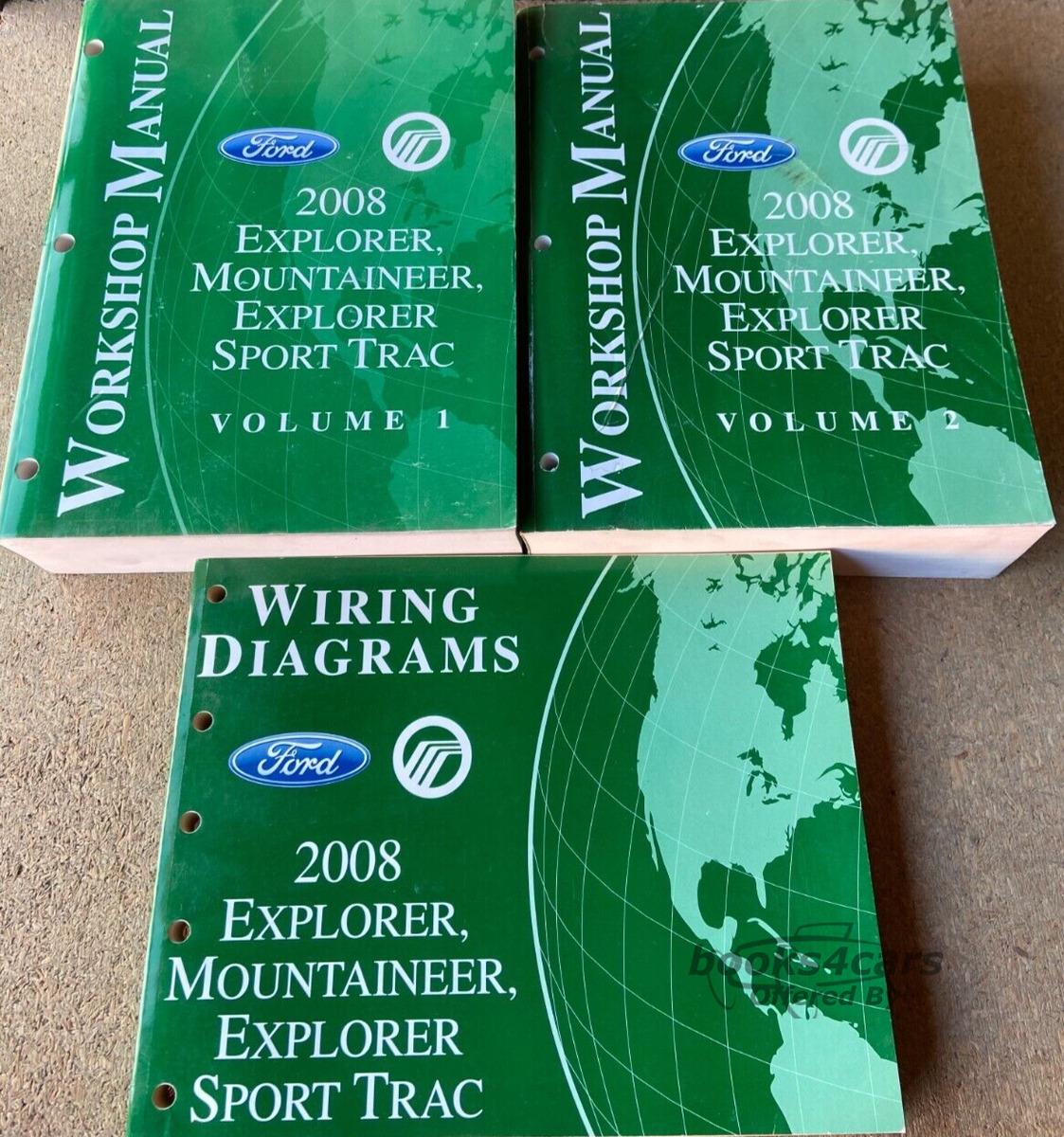 view cover of 2008 Ford Explorer Mountaineer and Explorer Sport Trac Electrical Wiring Diagrams Shop Service Repair Manual by Ford Truck