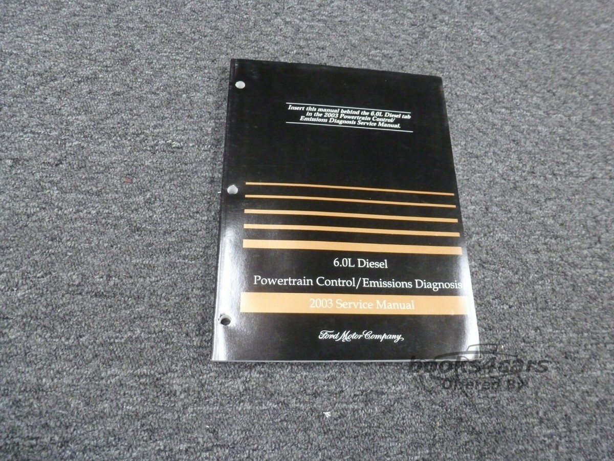 view cover of 2008 Diesel 6.0 Powertrain emission diagnosis shop service repair manual by Ford truck F250 to F550 & Econoline