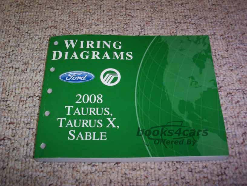 view cover of 2008 Taurus Wiring Diagrams Manual by Ford