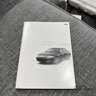 view cover of 2008 Taurus owners manual by Ford