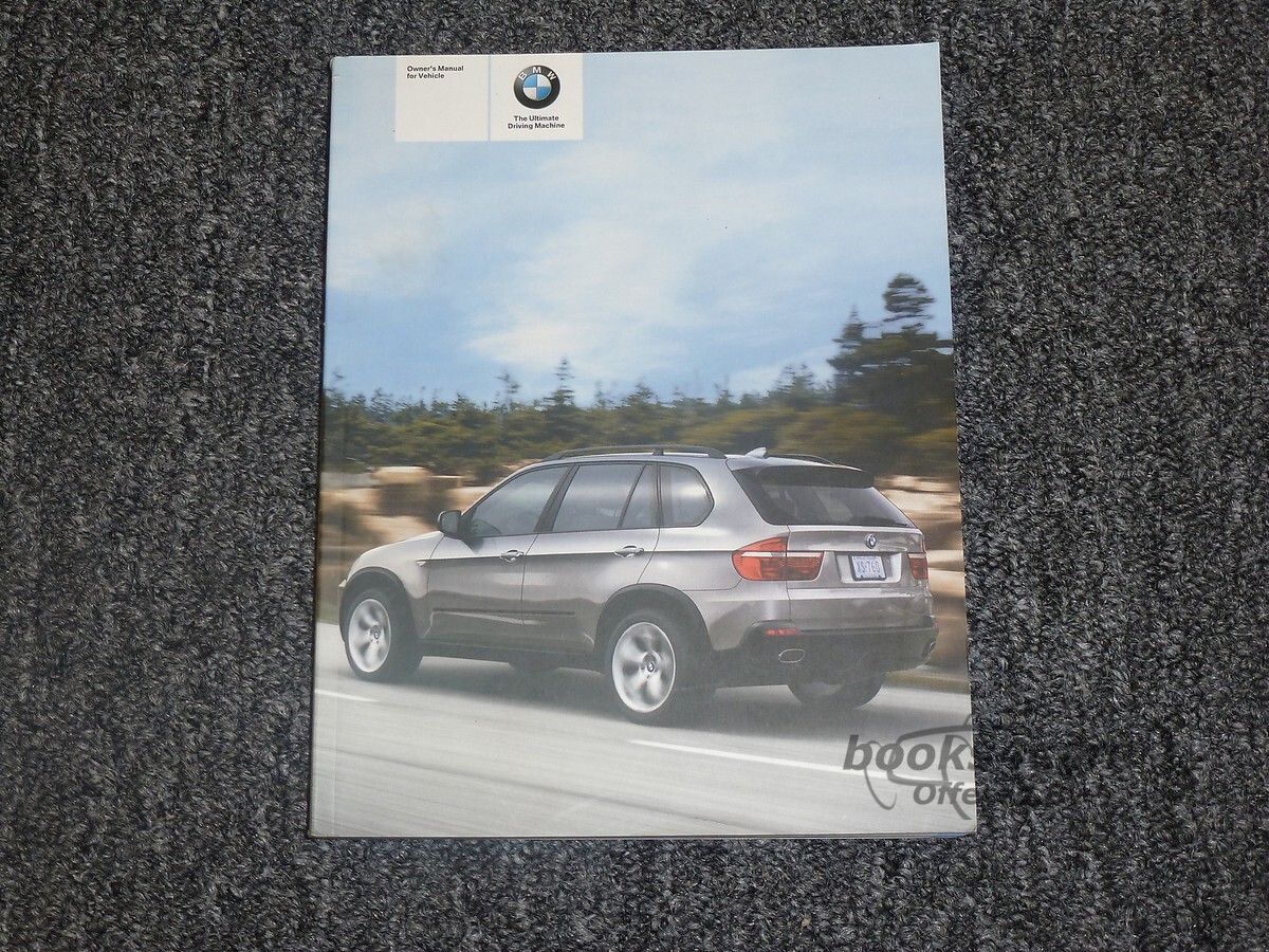 view cover of 2008 BMW X5 Owners Manual by BMW covers models 3.0si 4.8i