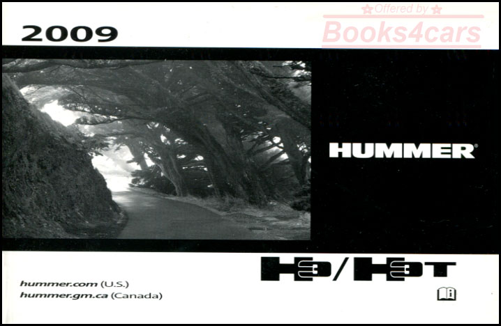 view cover of 2009 H3 owners manual by Hummer