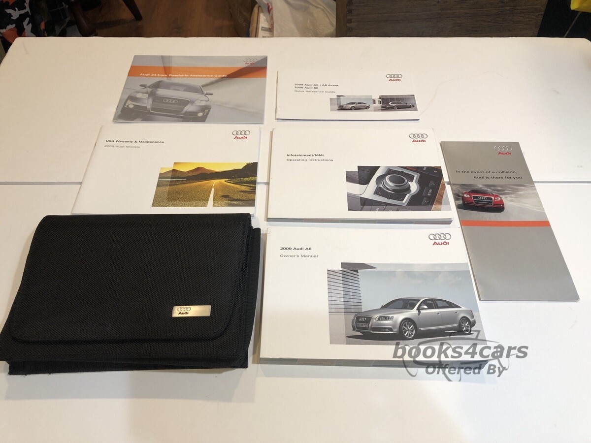 view cover of 2009 Audi A6 owners manual by Audi