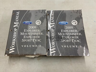 view cover of 2009 Explorer Mountaineer Sport Trac Shop Service Repair Manual by Ford Truck & Mercury 2 volume set