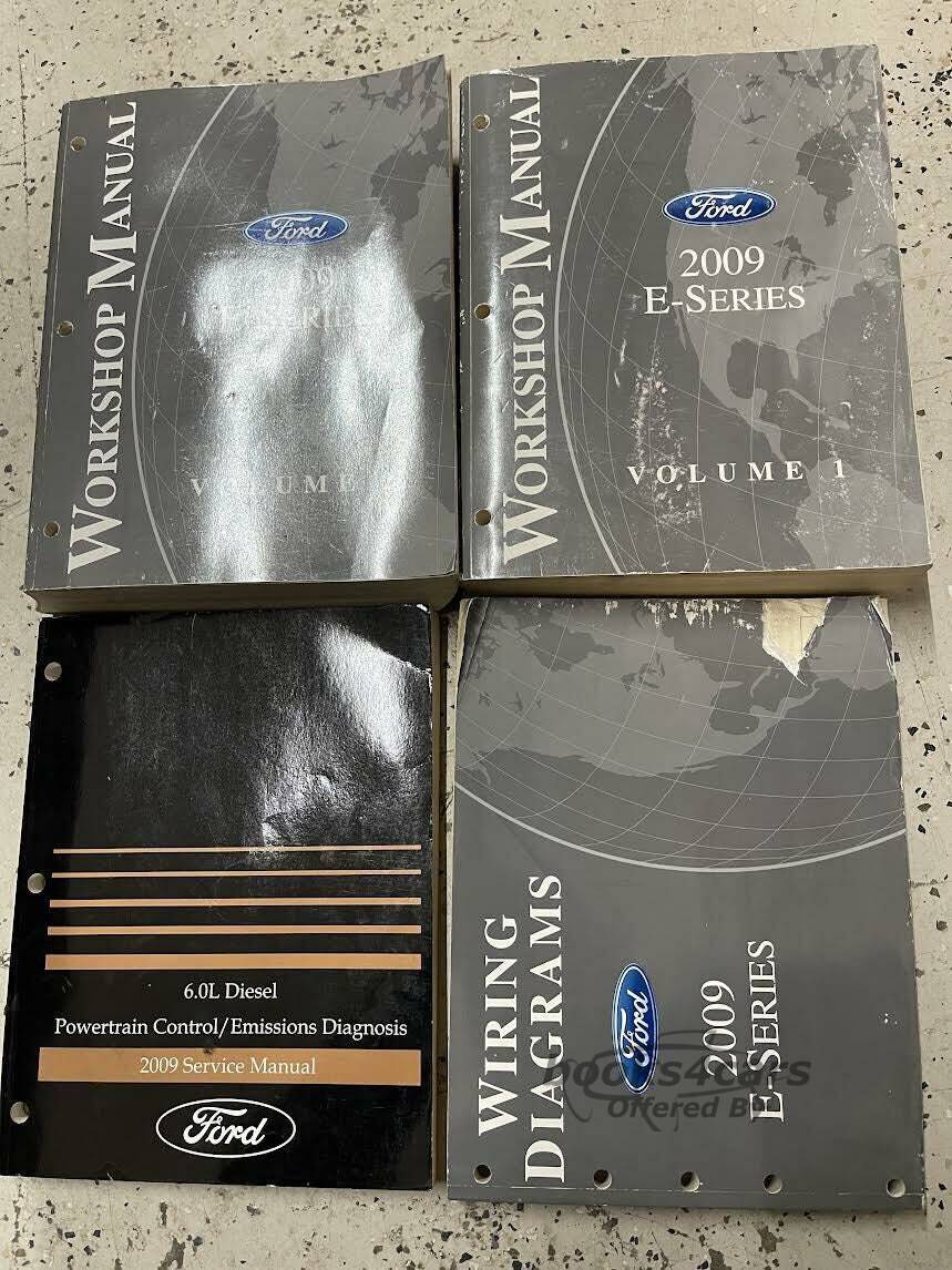 view cover of 2009 Ford Econoline E series Van E150 E250 E350 E450 Shop Service Repair Manual by Ford Truck