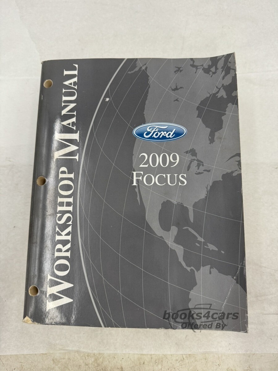 view cover of 2009 Focus workshop manual by Ford