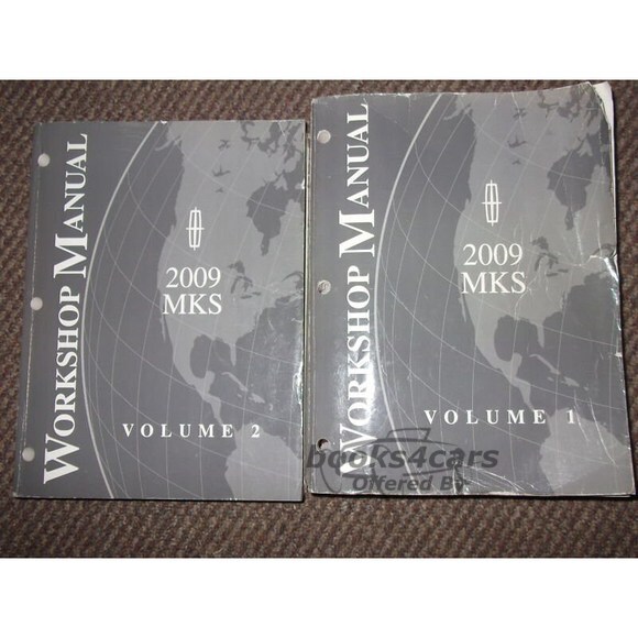view cover of 2009 Lincoln MKS Shop Service Repair Manual by Lincoln