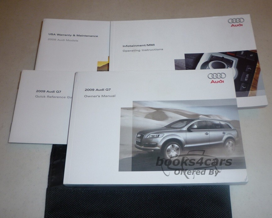 view cover of 2009 Q7 Owners Manual by Audi