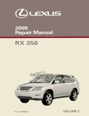 view cover of 2009 RX350 Shop Service Repair Manual Volume #3 by Lexus