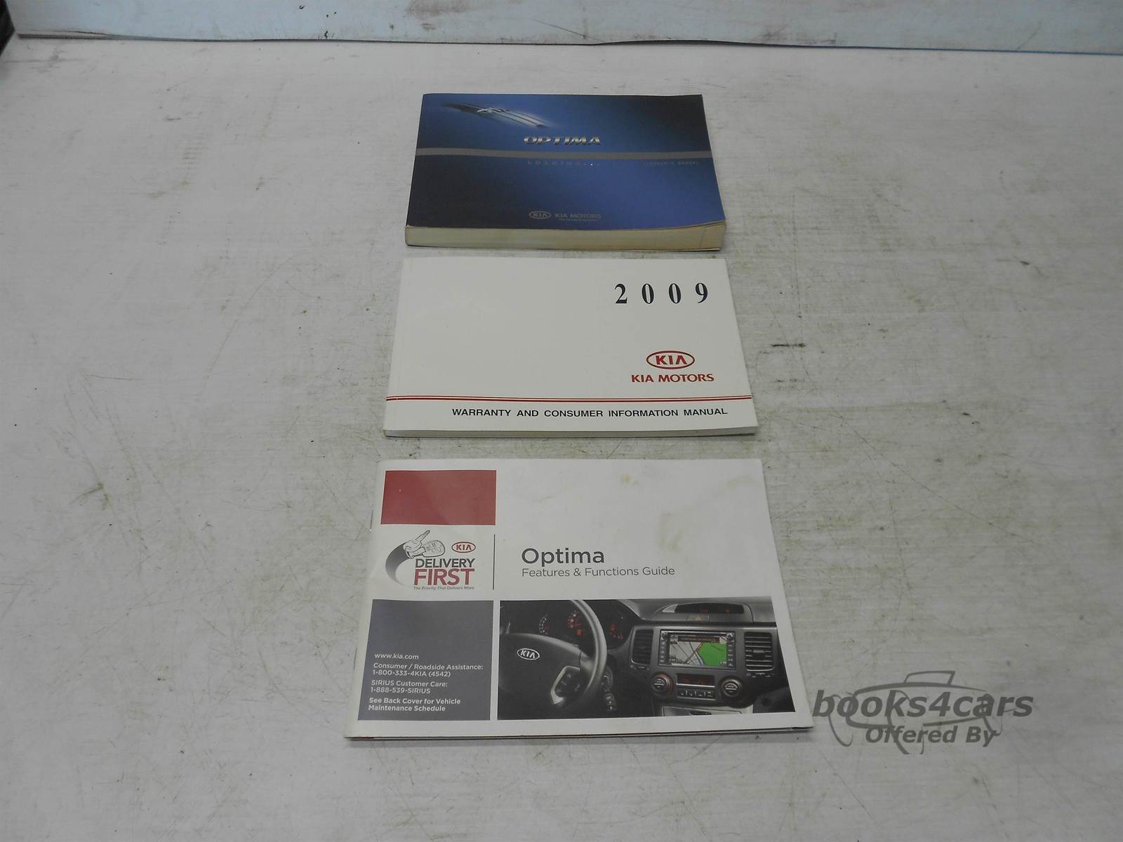 view cover of 2009 Kia Optima owners manual
