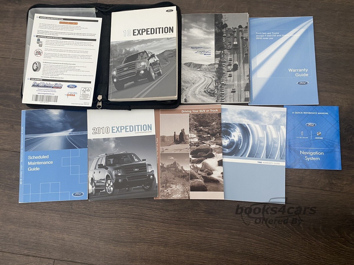 view cover of 2010 Expedition owners manual by Ford truck