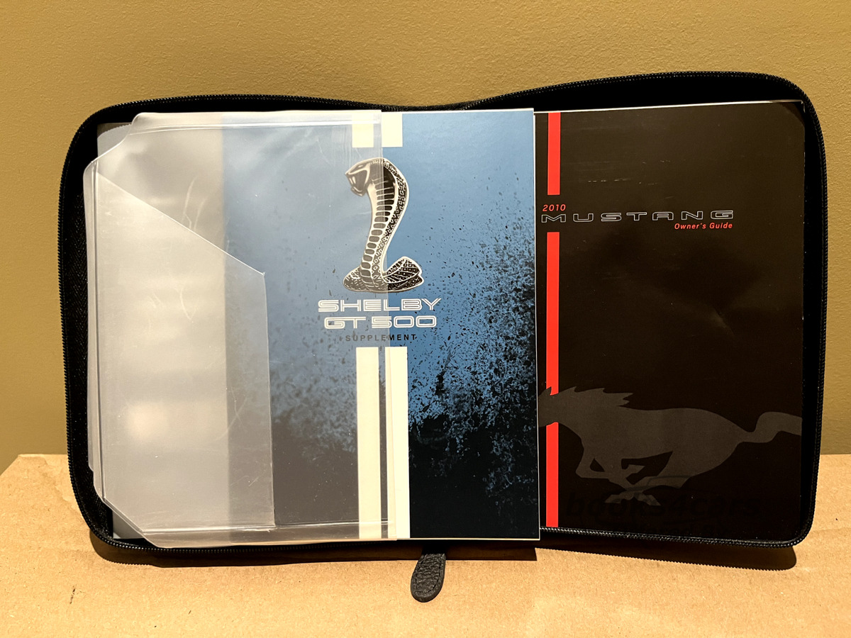view cover of 2010 Mustang owners manual by Ford