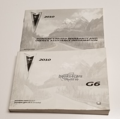 view cover of 2010 G6 owners manual by Pontiac