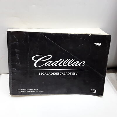 view cover of 2010 Escalade ESV owners manual by Cadillac