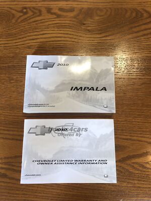 view cover of 2010 Impala owners manual by Chevrolet