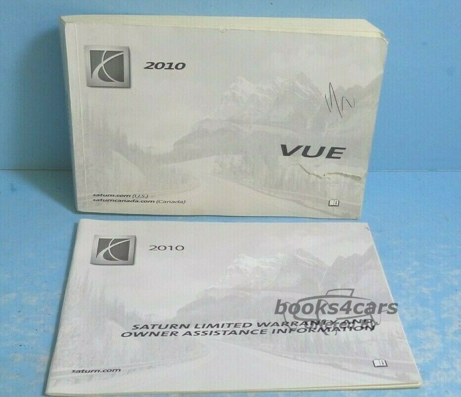 view cover of 2010 VUE owners manual by Saturn