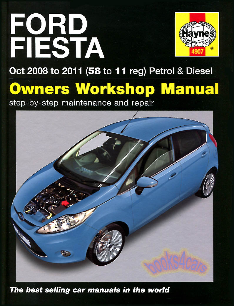 view cover of 2009-2011 Ford Fiesta Shop Service Repair Manual by Haynes for Gas & Diesel