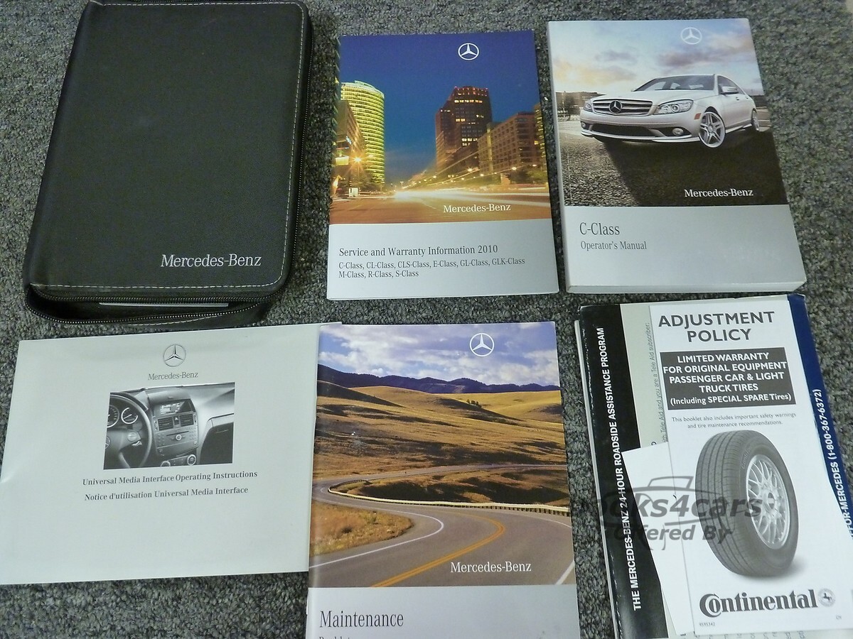 view cover of 2010 C-Class owner's manual by Mercedes