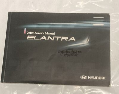view cover of 2010 Elantra owners by Hyundai