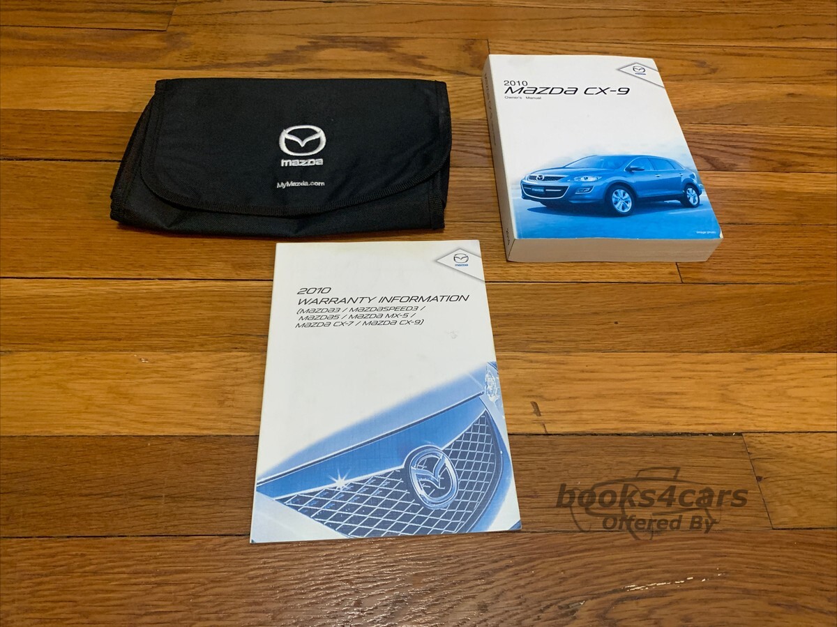 view cover of 2010 Mazda CX9 owners manual for CX-9