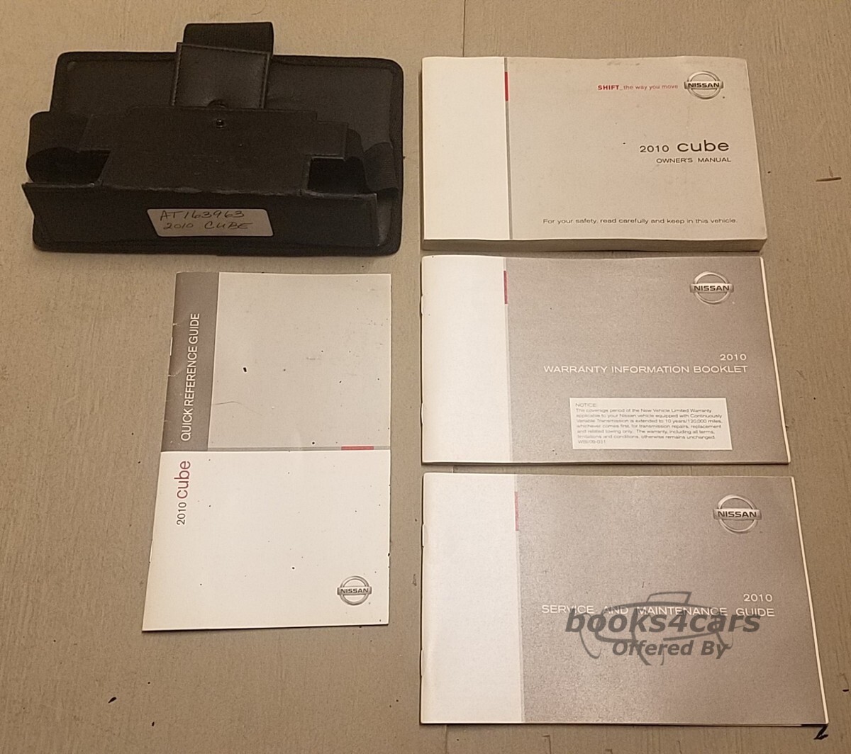 view cover of 2010 Cube owners manual by Nissan