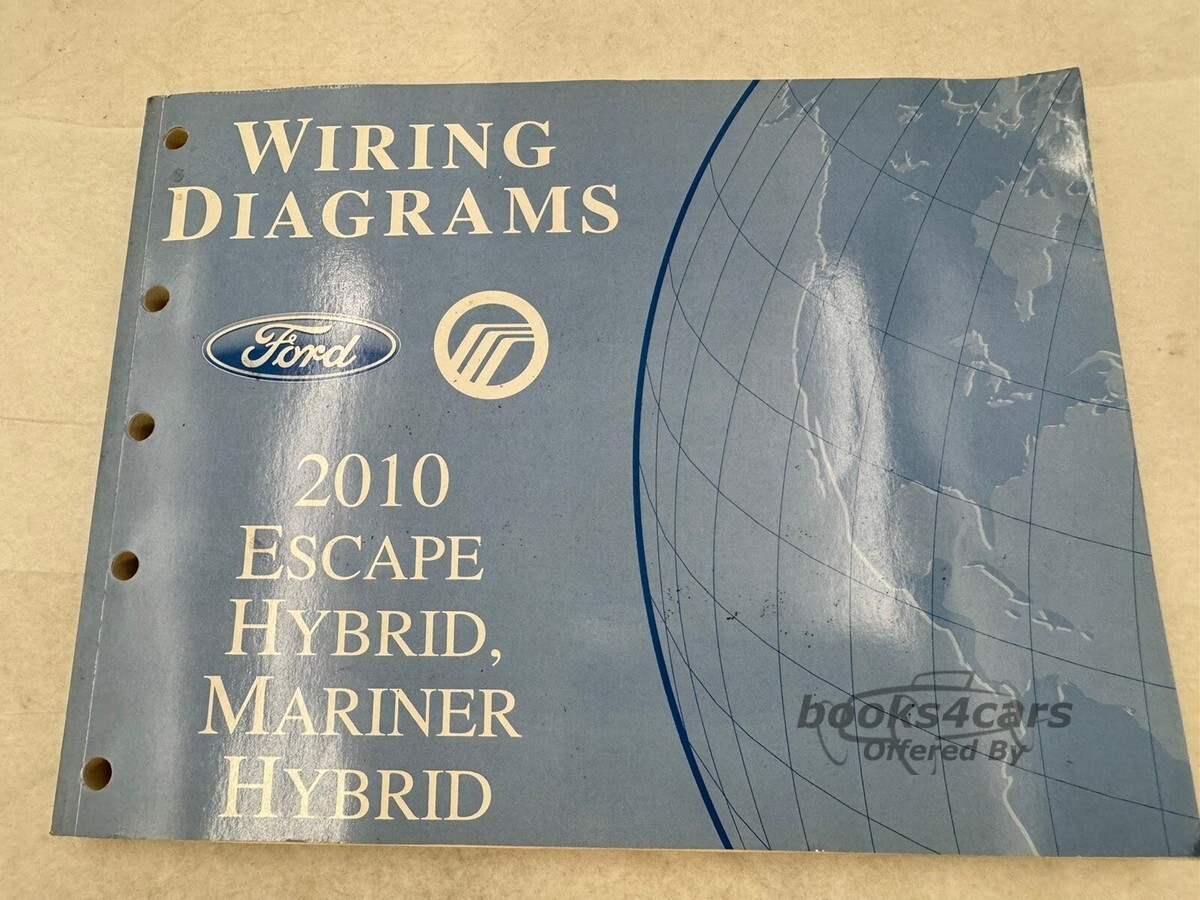 view cover of 2010 Escape Mariner Hybrid wiring diagram by Ford & Mercury