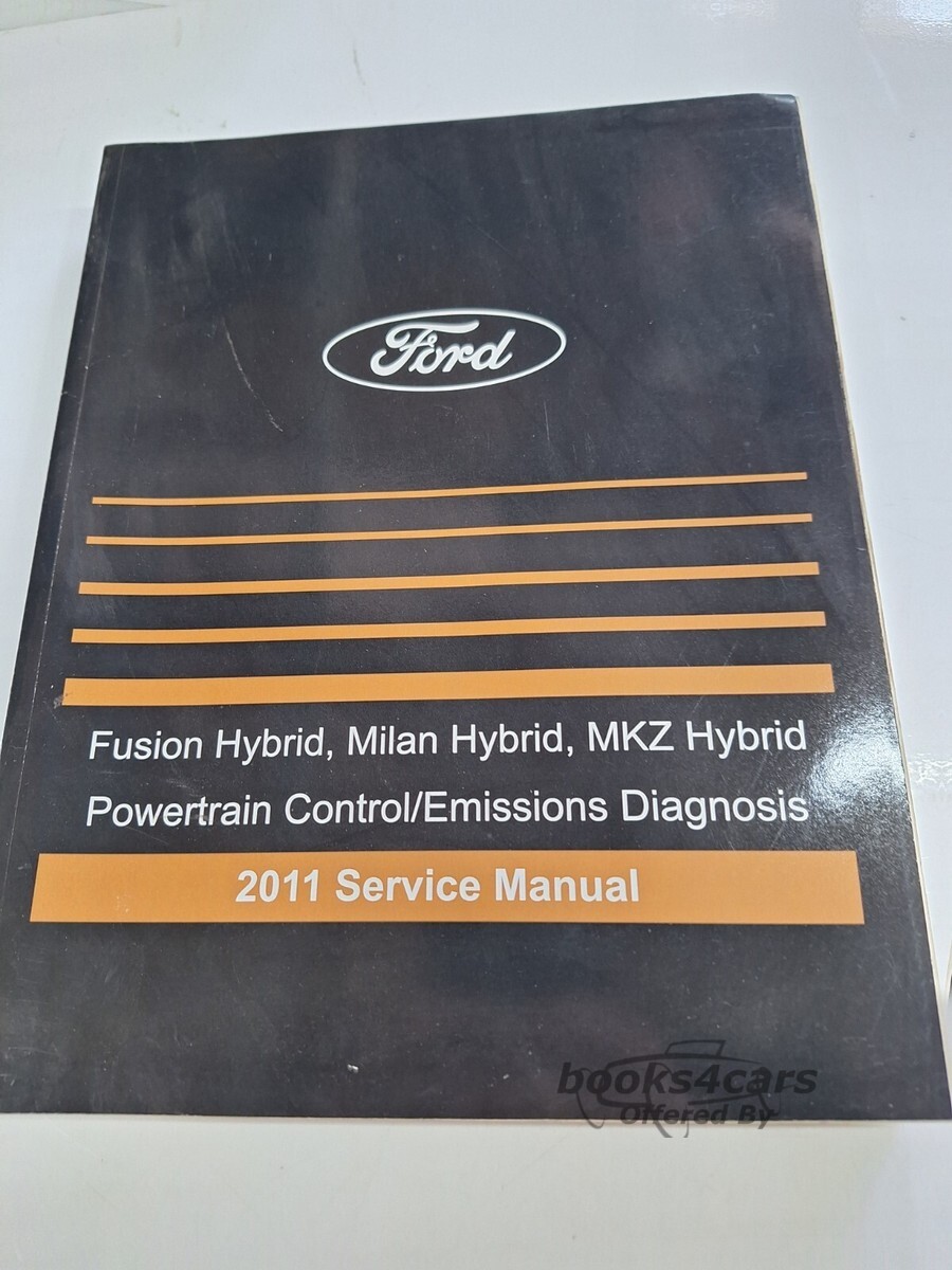 view cover of 2010 Ford Fusion Hybrid Milan Hybrid Powertrain control/ Emissions Diagnosis Service Manual
