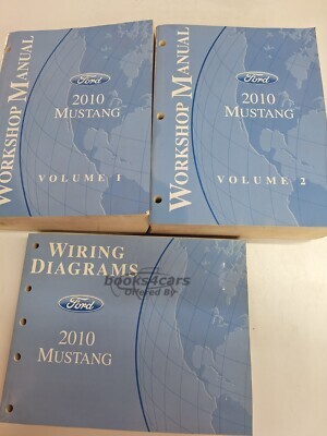 view cover of 2010 Mustang shop service repair manual by Ford
