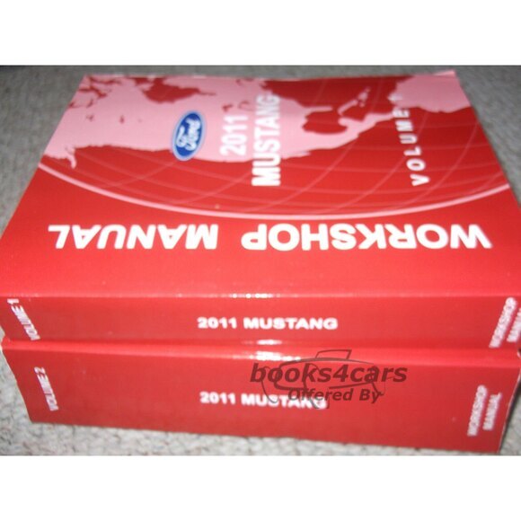 view cover of 2011 Mustang shop service repair manual by Ford