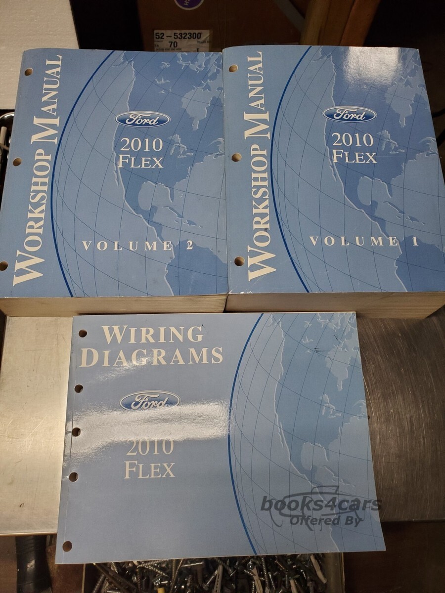 view cover of 2010 Flex wiring diagrams by Ford