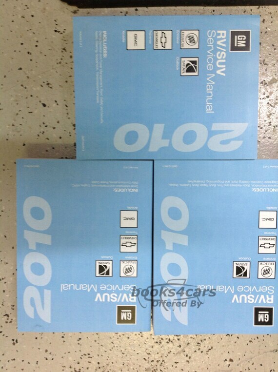view cover of 2010 Traverse Enclave Acadia Outlook Shop Service Repair Manual Set by GM for Cheverolet Buick GMC & Saturn