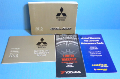view cover of 2010 Mitsubishi Galant Owners Manual