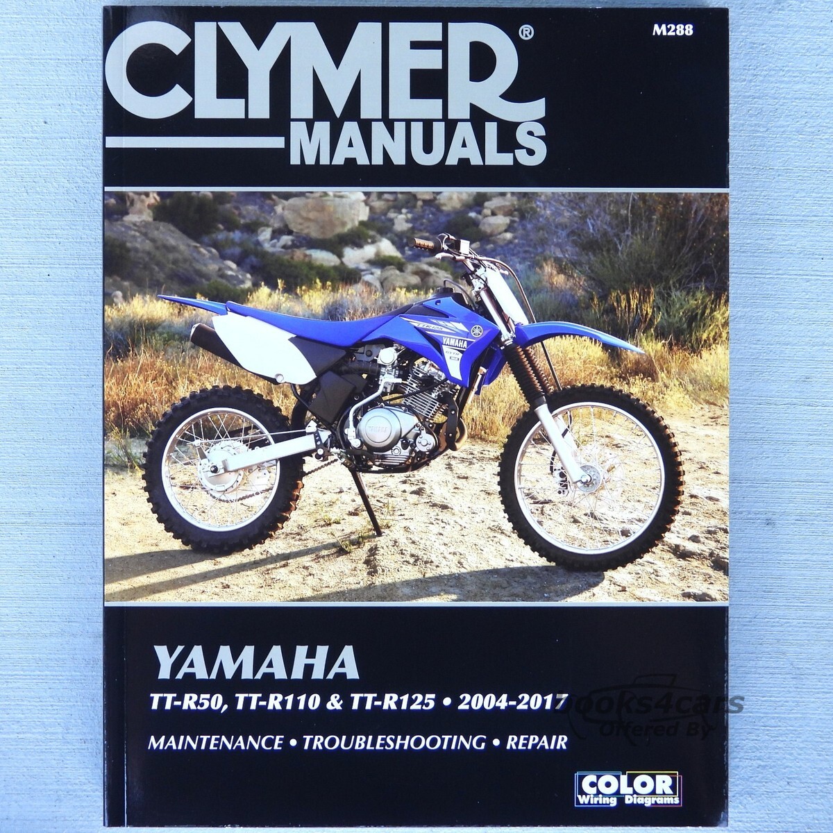 view cover of 2004-2017 Yamaha TT-R50 TT-R110 TT-R125 by Clymer with Service & Repair Procedures for Engine Transmission Brakes Suspension Body Electrical & more in 608 pages