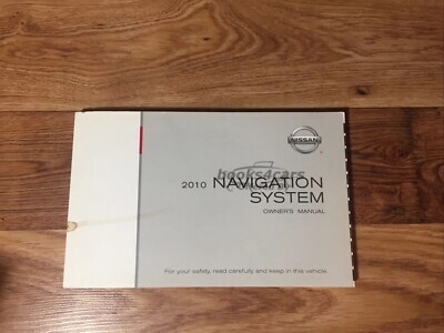 view cover of 2010 NAVIGATION Owners Manual by Nissan