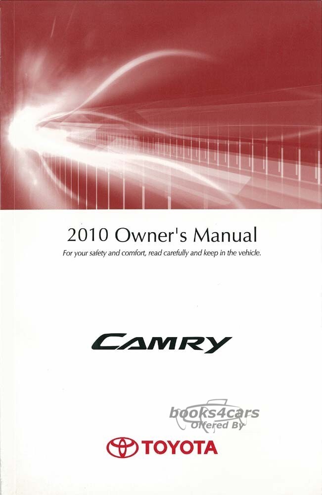 view cover of 2010 Camry owners manual by Toyota