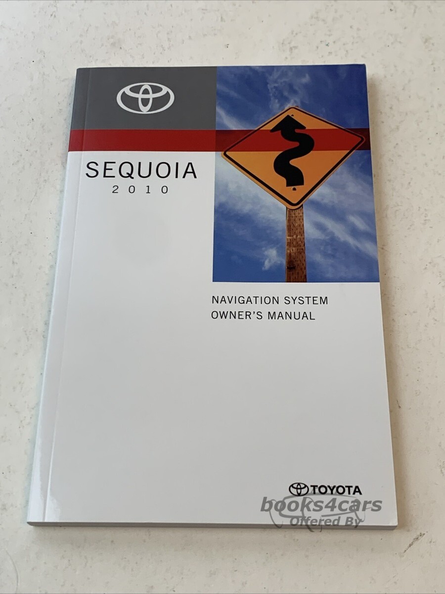 view cover of 2010 Sequoia Navigation owners manual by Toyota