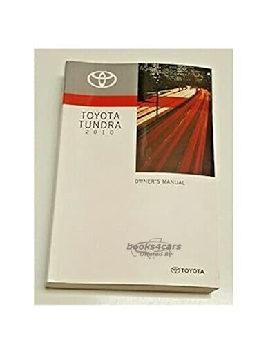 view cover of 2010 Tundra owners manual by Toyota