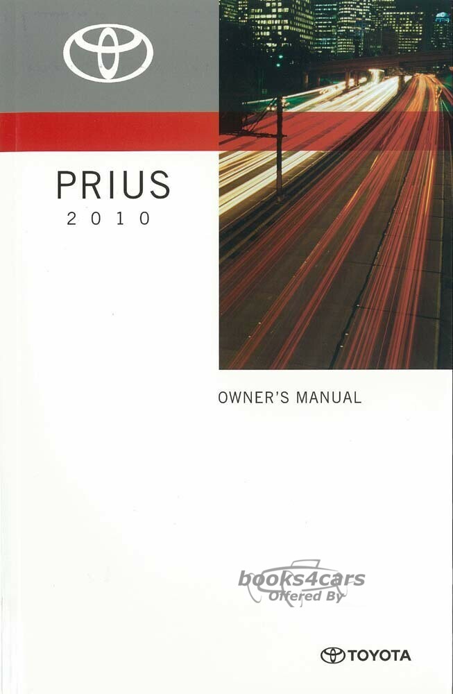 view cover of 2010 Prius Owners Manual by Toyota