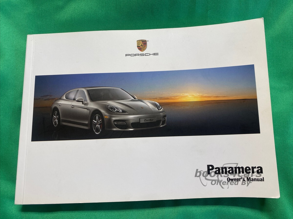 view cover of 2010 Panamera owners manual by Porsche