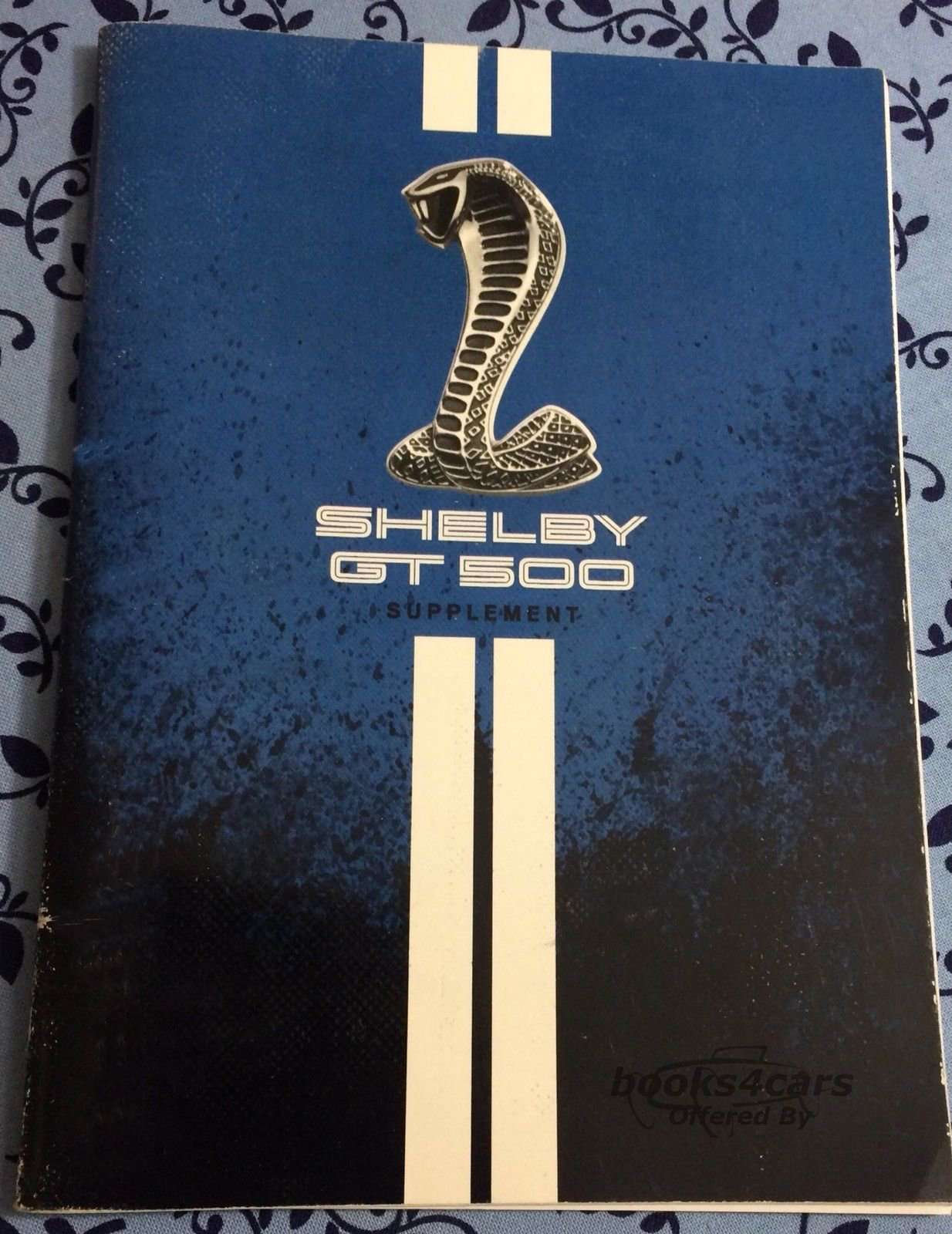 view cover of 2011 Shelby Mustang owners manual supplement by Ford