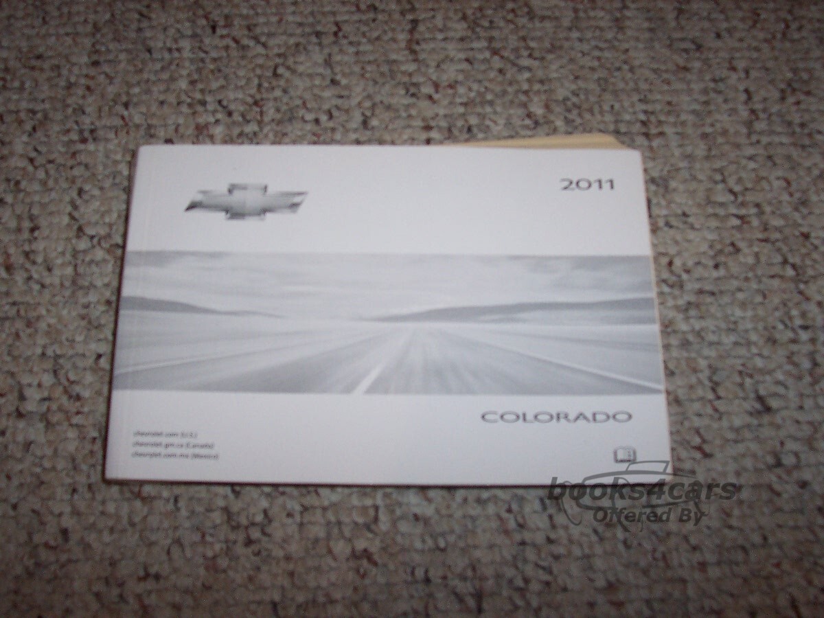 view cover of 2011 Colorado pickup truck owners manual by Chevrolet