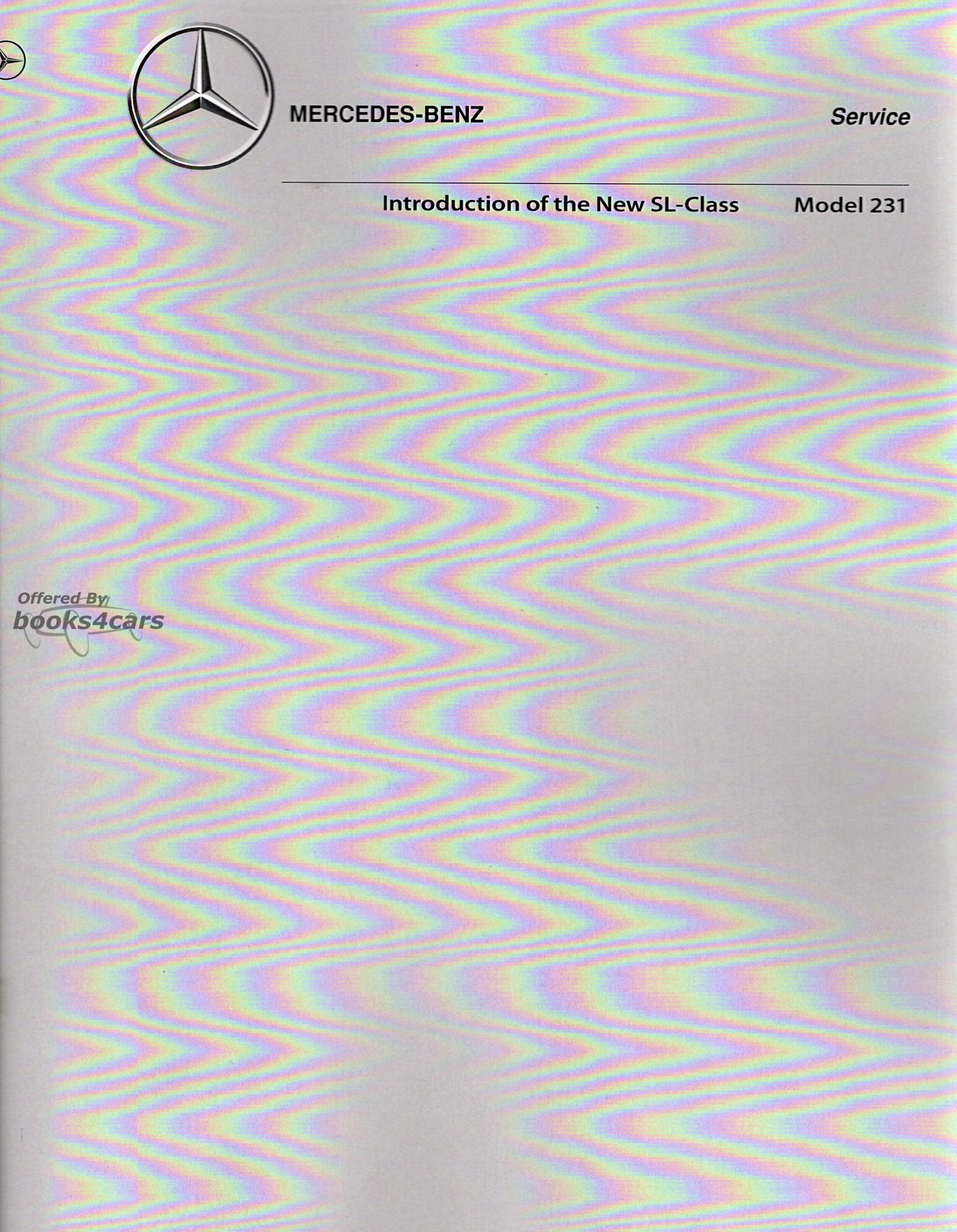 view cover of 2011 Model R231 Technical Introduction Manual SL350 SL500 SL550 SL 63 AMG 108 pages by Mercedes