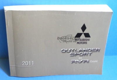 view cover of 2011 Outlander Sport owners manual by Mitsubishi